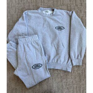 Pacsun x Land Rover Gray Crewneck Sweatshirt Sweatpant Set Sz M/Small Unisex